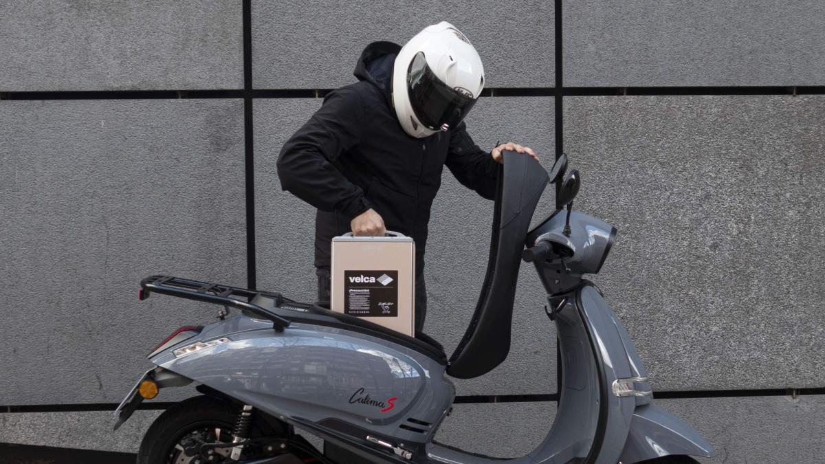 Velca Calima S Motocicletas 125-E moto electrica bateria Velca Calima S moto electrica ciclomotor bateria NQi UQi MQi MQi+ pusa puma niu ecomobility green world nuuk silence
