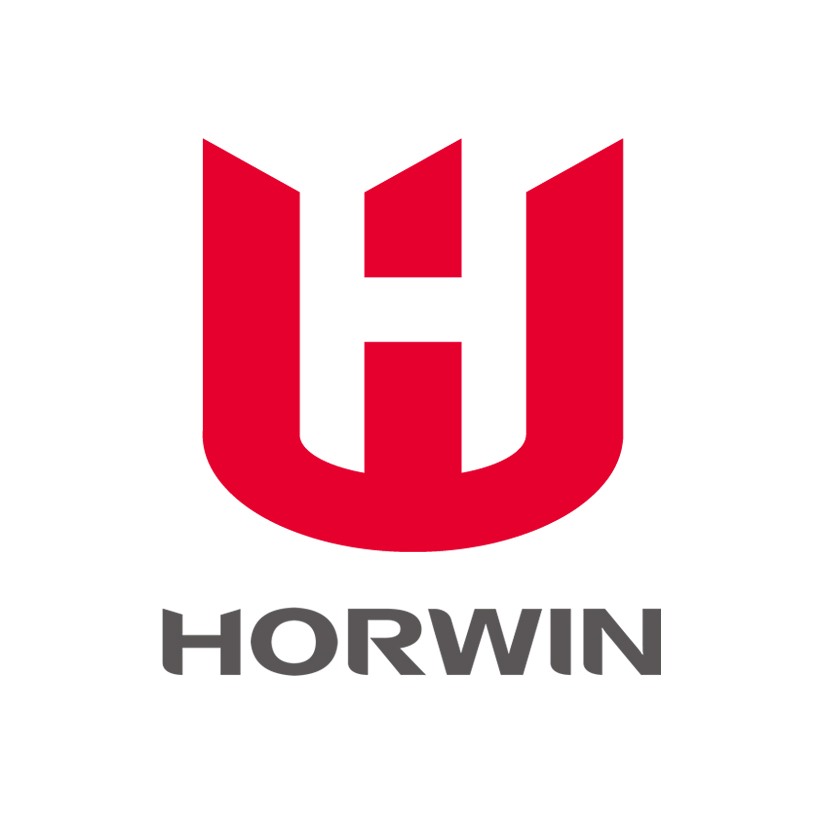 Logo Horwin con fondo Color